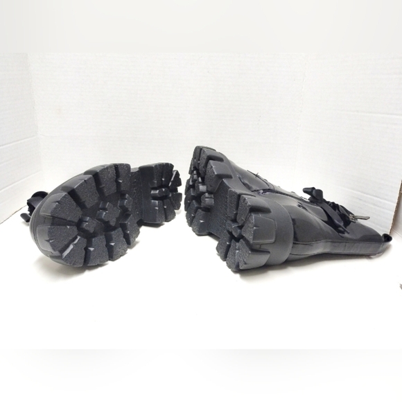 Smash Mia lace-up Lug sole Combat boots Size: 11 W - Picture 6 of 7